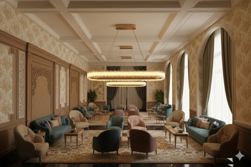 ثريا مستطيلة كريستال ID-20225V-120فاخرة بتصميم عصر...