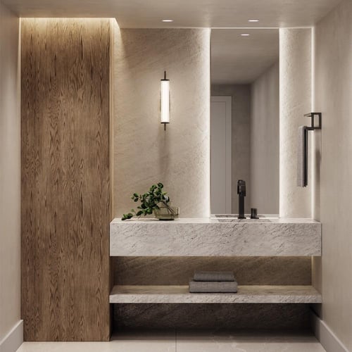 ابليك جداري مودرن 2066 | تصميم أسطواني 3 ألوان | أ...