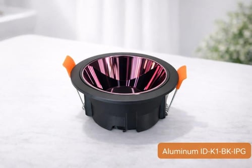 اطار عميق ضد التوهج المنيوم 7 سم فتحه للصيانه بدون...