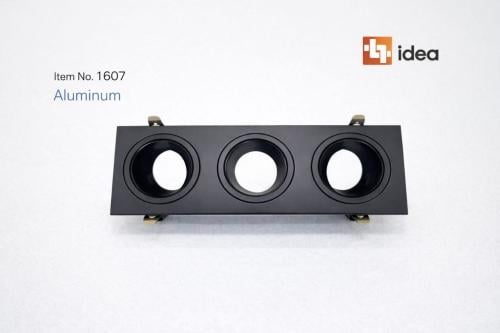 فريم سبوت لايت مربع ثلاثي المنيوم 1607بعدة الوان ض...