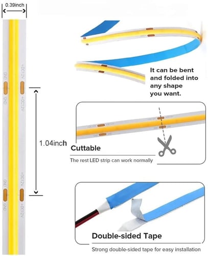 شريط اضاءة نيون مرن ليد 10 متر ضمان 2 سنوات