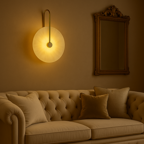 أبليك جداري ليد مودرن 315GD بتشطيب ذهبي أنيق