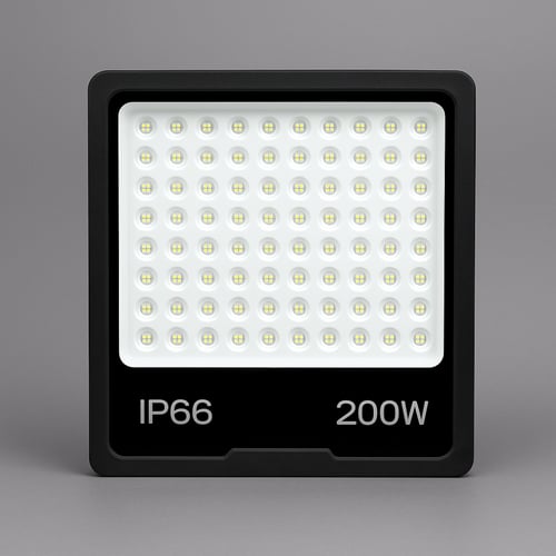 كشاف LED خارجي مربع | حماية IP66 فائقة المتانة | ق...