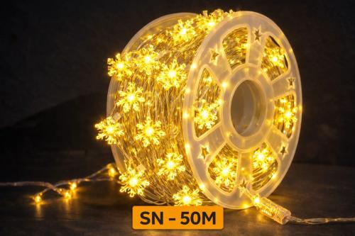 حبل زينة 50 متر نجمة مكرة انارة اصفر 3000k يمكنك د...