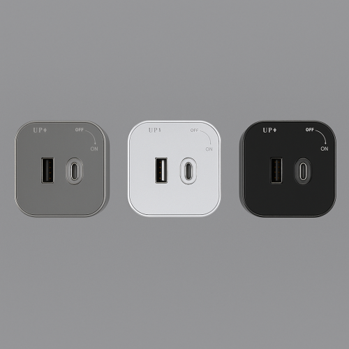 فيش تراك USB Type-C مربع متوفر بثلاثة ألوان أنيقة...