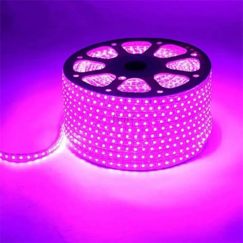 شريط ليد 50 متر 3 خط لون اصفر 12 واط ضمان 3 سنوات