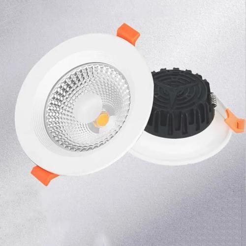 سبوت لايت 7 سم 10 واط ألومنيوم انارة بيضاء 6500 K...