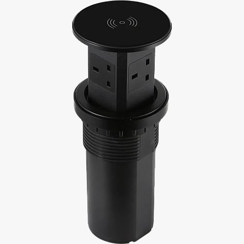 منفذ فيش مكتبي منبثق | شاحن لاسلكي و USB+ Type-C |...