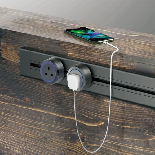 فيش تراك 13 A دائري ذكي متوفر باثلاثة الوان اختار...