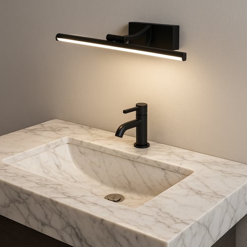 جداري مودرن إضاءة مغاسل اسود موديل5890 تصميم عصري...