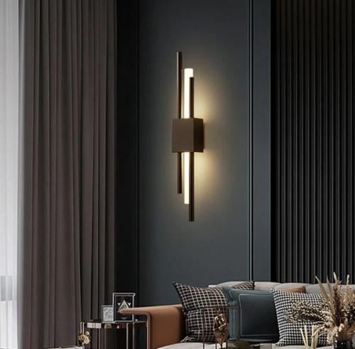 ابليك جداري مودرن اسود ثلاثة لون اضاءاة موديل 7066...