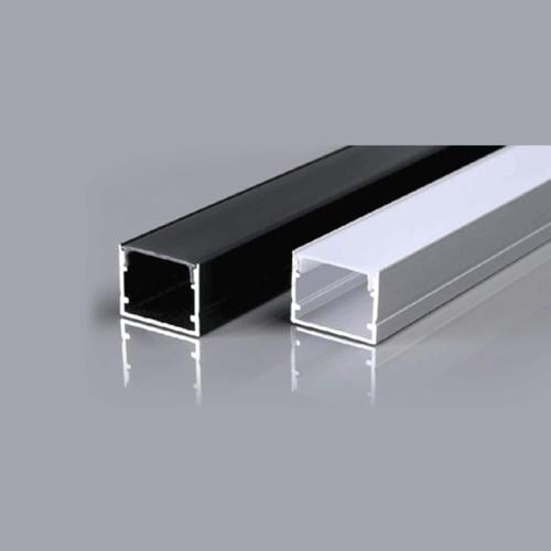 بروفايل مجرى ألمنيوم 2×1.5 سم بشفة – لون اسود ، بط...