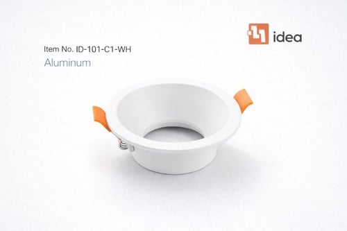 اطار ضد التوهج عميق المنيوم اسود 7 سم ثابت ضمان 3...