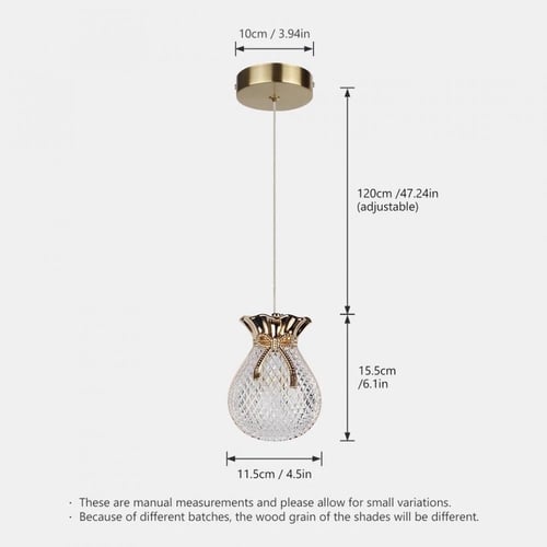 علاقي قزاز جوهرة 6675/1 مفرد E27 ذهبي