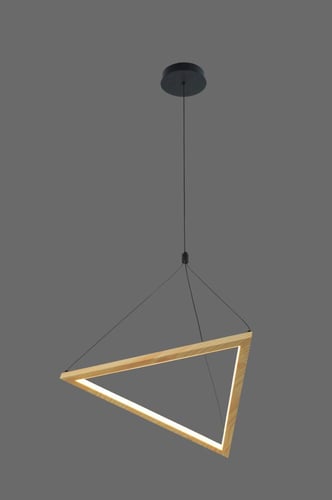 علاقي مودرن مثلث الشكل بخامة خشبية فاخرة PS2024080...