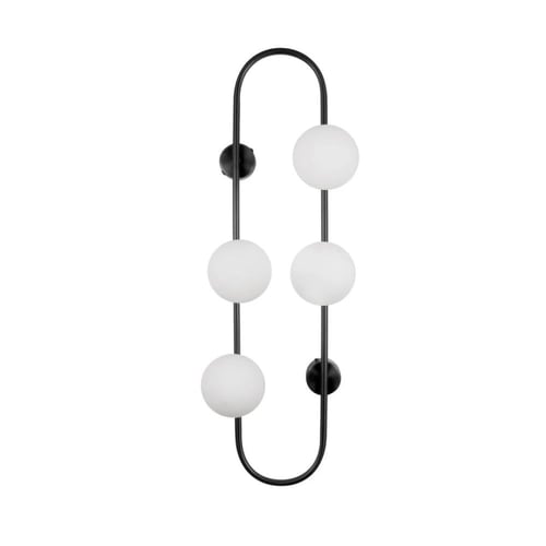 أباليك جداري داخلي مودرن بيضاوي 4 كرات زجاجية 253B...