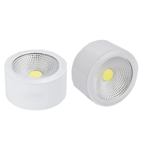 سلندر دائري 14 سم بقوة 30 واط المنيوم انارة اصفر 3...