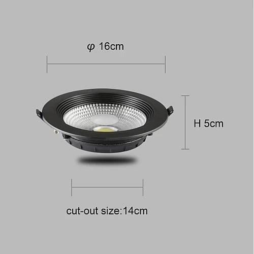 سبوت لايت عادي كوب سيوبي 10سم بقوة 10 واط جرم ابيض...