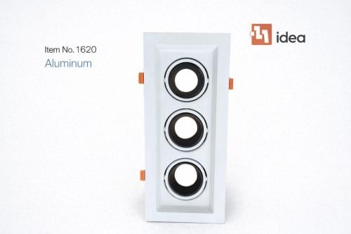 اطار ضد التوهج عريض مخطط المنيوم 1620 ثلاثي مقاس 1...