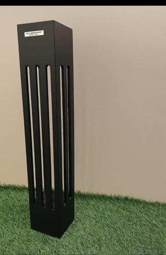 عمود حدائق بطول 60 سم GU10 المنيوم انارة ممرات ضما...