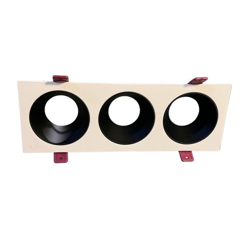 فريم سبوت لايت مربع ثلاثي بلاستيك بعدة الوان ضمان...