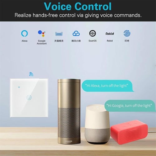 مفتاح مفردسمارت Wifi | تحكم صوتي (سيري، أليكسا) |...