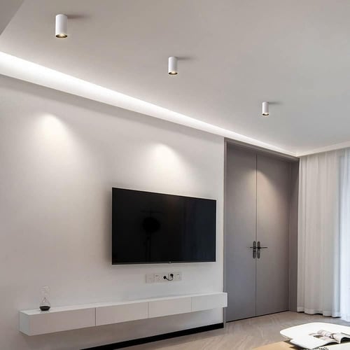 سلندر دائري برميل 7 واط المنيوم قطر 5.5 ارتفاع 8.5...