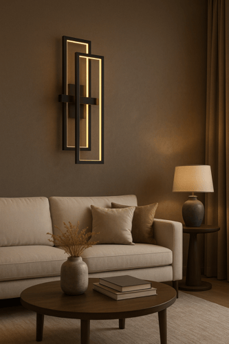 ابليك جداري فاخر 2023562W | أسود مودرن | إضاءة LED...