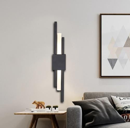 ابليك جداري مودرن اسود ثلاثة لون اضاءاة موديل 7066...