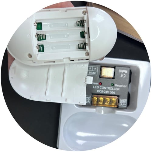 ريموت تحكم دايمر لشريط الانارة المخفية 12V*24V (ست...