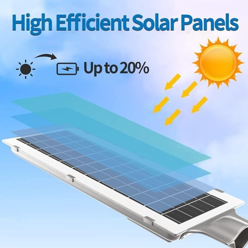 كشاف شارع شمسي 200 واط | مستشعر رادار ذكي | إضاءة...