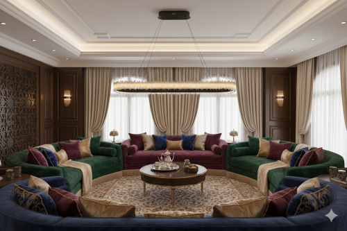 ثريا مستطيلة كريستال ID-20225V-120فاخرة بتصميم عصر...