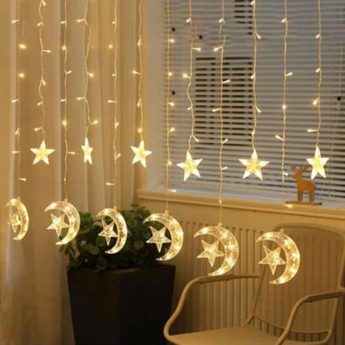 ستارة هلال رمضان 3متر ونجمة 20 مصباح كهرباء يمكنك...