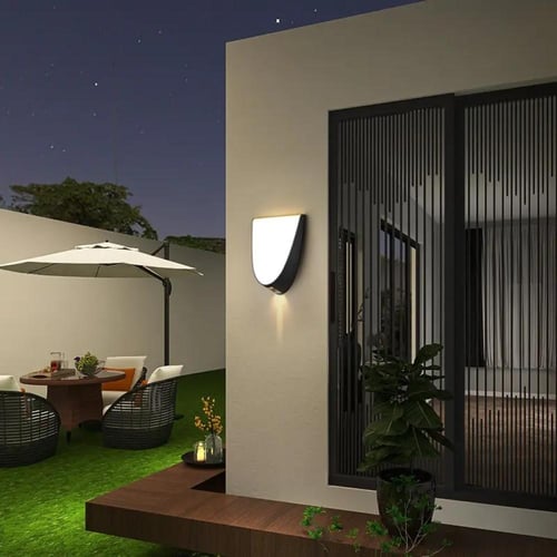 إضاءة جدارية خارجية LED بتصميم بصمة الإصبع 30 واط...