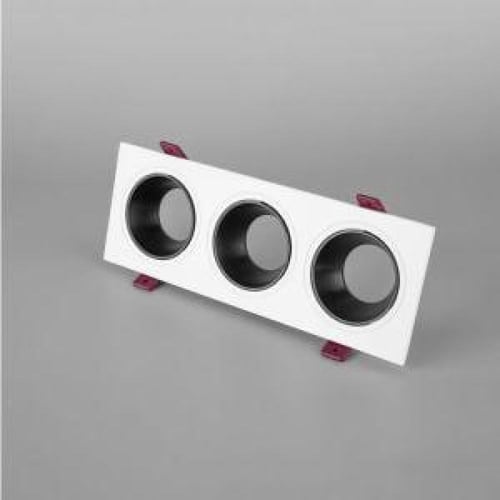 فريم سبوت لايت مربع ثلاثي المنيوم 1607بعدة الوان ض...