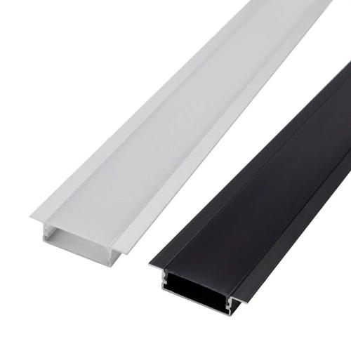 بروفايل ألمنيوم 20م×3 سم بدون شفة لون اسود بطول 3...