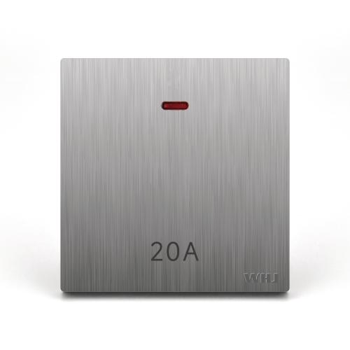 مفتاح سخان 20 امبير رصاصي موديل T1