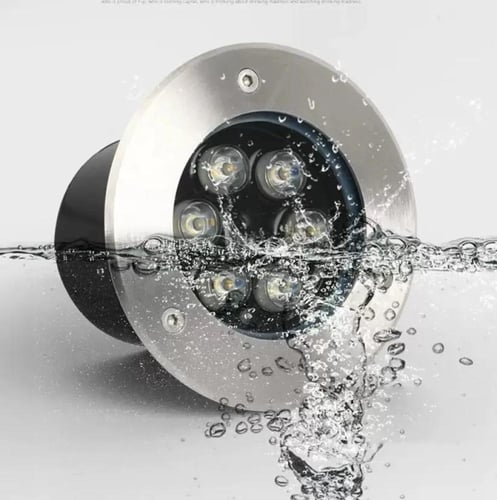 كشاف دفن أرضي عيون مدور بعدسة LED من الألومنيوم ان...