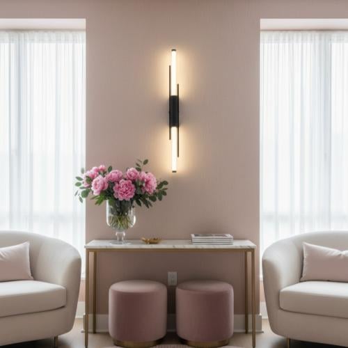 ابليك جداري مودرن 8139BK وحدة إضاءة جدارية ورقية -...