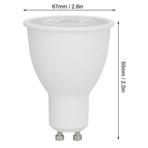 عدسة سيراميك 12 وات GU10 ضمان 3سنوات