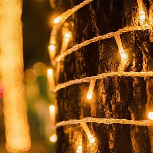 حبل زينة 50 متر 500 لمبة عادي اضاءة للزينة او المم...