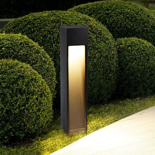 عمود حدائق بطول 60 سم GU10 المنيوم انارة ممرات ضما...