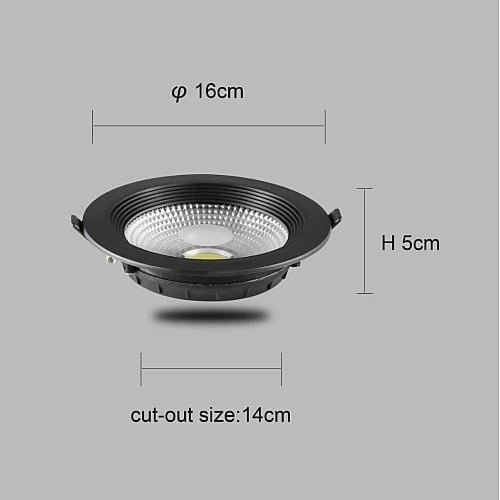 سبوت لايت عادي كوب سيوبي 7سم بقوة 7 واط جرم ابيض و...