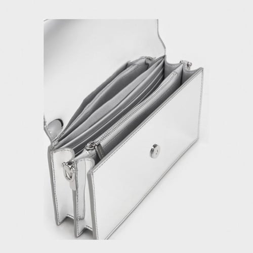 Kristine Sculptural-Handle Long Wallet - Charles a...