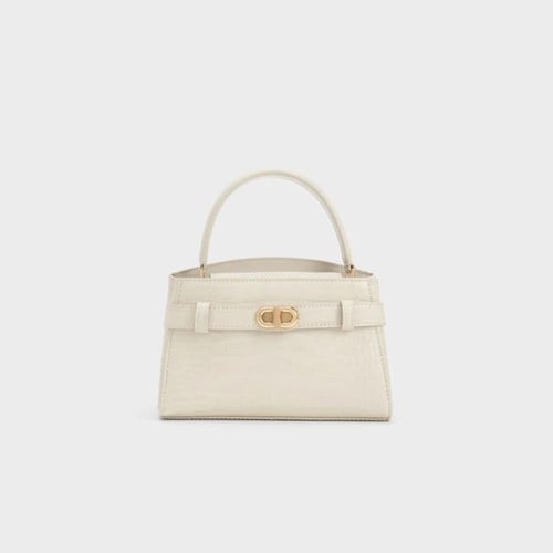 Aubrielle Croc-Effect Top - Charles and Keith