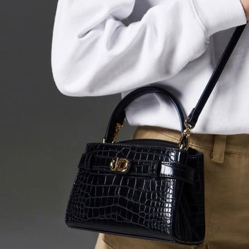 Aubrielle Croc-Effect Top - Charles and Keith