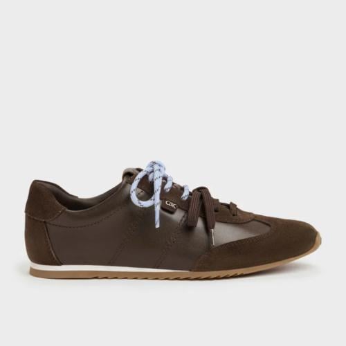 Jace Leather & Suede Sneakers - Charles and Keith