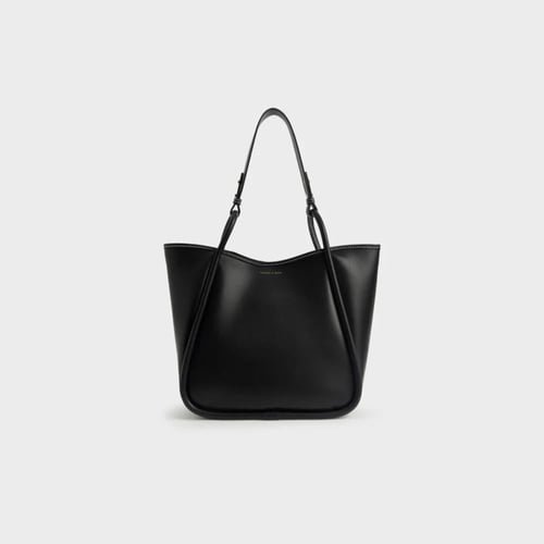 Tubular Slouchy Tote Bag - Charles and Keith