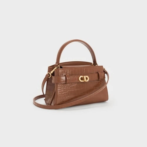 Aubrielle Croc-Effect Top - Charles and Keith