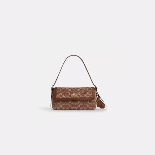 Etta Small Flap Shoulder Bag Coach